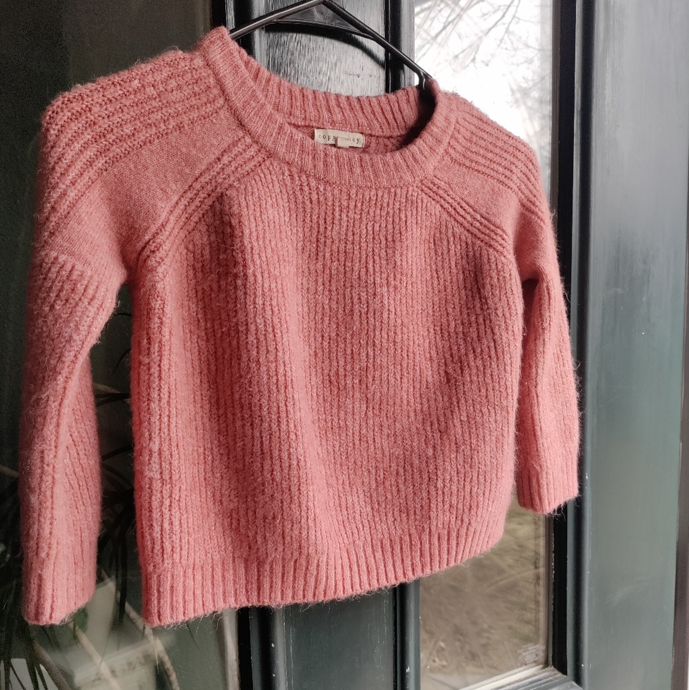 Copper Key Pink Size 5 Girls Pullover Sweater